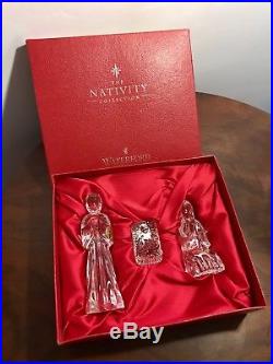 Waterford Crystal XMAS Nativity Set Mary Joe Jesus Creche Wisemen Master O'Leary