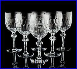 Waterford Curraghmore Water Goblet Glasses Set of 6 Vintage Cut Crystal Ireland