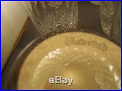 Waterford Cut Crystal Colleen 10 oz Flat Tumblers Old Gothic Mark Set of 9