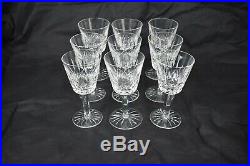 Waterford Cut Crystal Lismore White Wine Set of 9