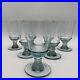 Waterford Darjeeling Smoke Blue Iced Tea Glasses Set Of 7