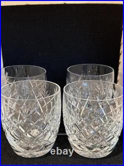 Waterford Donegal Set of 4 3 5/8 Crystal Rocks Tumblers Glassware