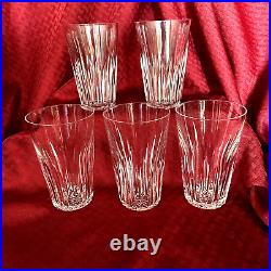 Waterford Eileen Flat Tumbler Highball Glasses Set Of 5