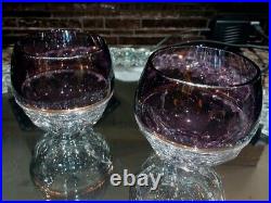 Waterford Elysian Amethyst Set Containing 2 GLASSES