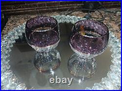 Waterford Elysian Amethyst Set Containing 2 GLASSES