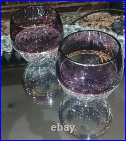 Waterford Elysian Amethyst Set Containing 2 GLASSES