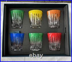 Waterford Firework New Year Collection-double Old Fashioned Glasses-set Of 6-nib Waterford Firework New Year Collection-double Old Fashioned Glasses-set Of 6-nib