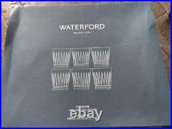 Waterford Firework New Year Collection-double Old Fashioned Glasses-set Of 6-nib Waterford Firework New Year Collection-double Old Fashioned Glasses-set Of 6-nib