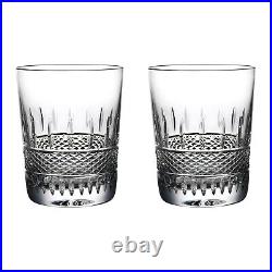 Waterford Irish Lace Double Old Fashioned DOF Tumbler 12.5 oz Set of 2 BNIB