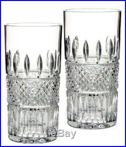 Waterford Irish Lace Highball SET/2 Crystal Glasses 12 oz. #156768 New In Box