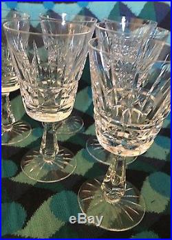 Waterford KYLEMORE Crystal 6-3/4 Water Glasses Set Of Six (6)