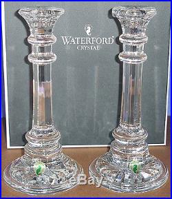 Waterford Kinsley Candlestick 10 Tall SET/2 Crystal from Ireland 147775 New