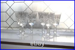 Waterford Kylemore Claret Wine Glasses Set of 6 Elegant Vintage Crystal Stemware