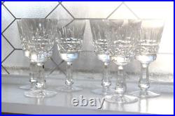 Waterford Kylemore Claret Wine Glasses Set of 6 Elegant Vintage Crystal Stemware