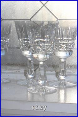 Waterford Kylemore Claret Wine Glasses Set of 6 Elegant Vintage Crystal Stemware