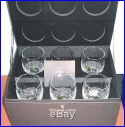 Waterford LISMORE ESSENCE DOF Double Old Fashioned Set of 6 Glasses New In Box