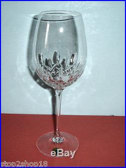 Waterford LISMORE ESSENCE Red Wine Goblet Set of 6 Glasses Deluxe Gift Box New