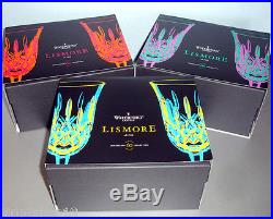 Waterford LISMORE Footed Iced Beverage SET/2 Glasses 60th Anniversary 154039 New