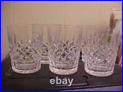 Waterford Lismore 4 3/8 12 Ounce Double Old Fashioned Tumblers (Set Of 5)