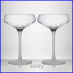 Waterford Lismore Arcus Cocktail Coupe Glass 8.5 oz Set of 2 BNIB