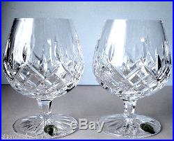 Waterford Lismore Brandy Balloon Set of 2 Crystal Glasses 6223182620 New