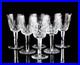 Waterford Lismore Claret Wine Glasses Set of 6 Elegant Vintage Crystal Signed
