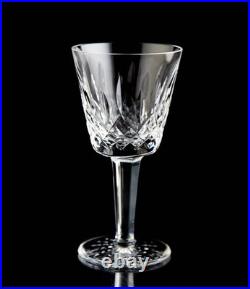 Waterford Lismore Claret Wine Glasses Set of 6 Elegant Vintage Crystal Signed