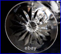 Waterford Lismore Claret Wine Glasses Set of 6 Elegant Vintage Crystal Signed