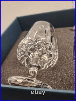 Waterford Lismore Connoisseur Snifter & Tasting Cap 8 oz Set of 2 BNIB