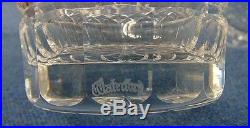Waterford Lismore Crystal 4 3/8 Double Old Fashion Glass Set of 4
