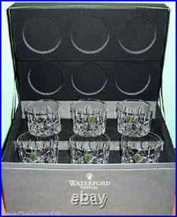 Waterford Lismore Crystal Double Old Fashioned DOF 6 PC. Glass Set #156437 New