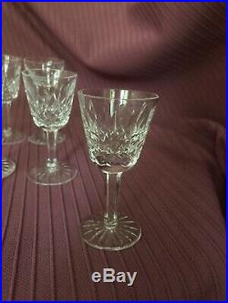 Waterford Lismore Crystal Liqueur Sherry Small Goblets, Set Of 12