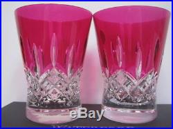 Waterford Lismore Crystal Pops Dof Pair Set Of Two #40019540 Nib