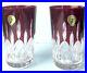 Waterford Lismore Crystal Red Highball SET/2 Glasses w Round Base #40014982 New