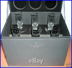 Waterford Lismore Diamond Champagne Flute SET/6 #40003655 New Large Box