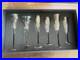 Waterford Lismore Diamond Set of 6 Toasting Flutes Lead Crystal 1050310
