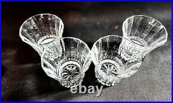 Waterford Lismore Diamond-Style Whiskey Decanter & 4 DOF Tumblers