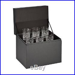 Waterford Lismore Double Old Fashioned Set of 6 Crystal Glasses #156437 New