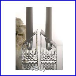 Waterford Lismore Essence 8 Candle Holders, A Set of 2 Crystal Candlesticks