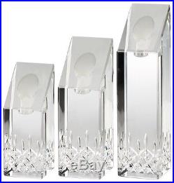 Waterford Lismore Essence 8 Candle Holders, A Set of 2 Crystal Candlesticks