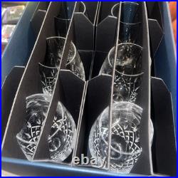 Waterford Lismore Essence Goblet Set of 6 Wine Glass Crystal #1058211