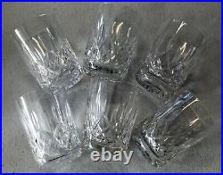 Waterford Lismore Fine Crystal Set Of Six 3.5 Inch Tumblers