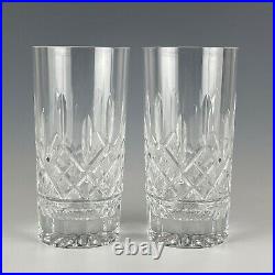 Waterford Lismore Highball Glasses Crystal Set Of 2 Mint Condition