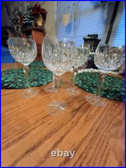 Waterford Lismore Hock Glass Clear set of 5