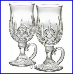 Waterford Lismore Irish Coffee Mugs Set of 2 Crystal Glasses #108068 New In Box