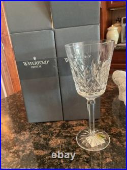 Waterford Lismore Tall Goblet8.5oz8-1/4 TallSet 4Individual boxesNEW