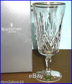 Waterford Lismore Tall Gold Iced Beverage SET/4 Crystal Glasses #6133182901 NEW