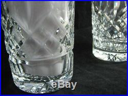 Waterford Lismore Tumblers Set of 6 Crystal 12 oz Highball Drink Glasses Lot