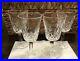 Waterford Lismore Water Goblets Set Of 4 Vintage 1990 EUC