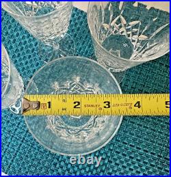 Waterford Lismore Water Goblets Set of 6 Vintage Crystal Stemware